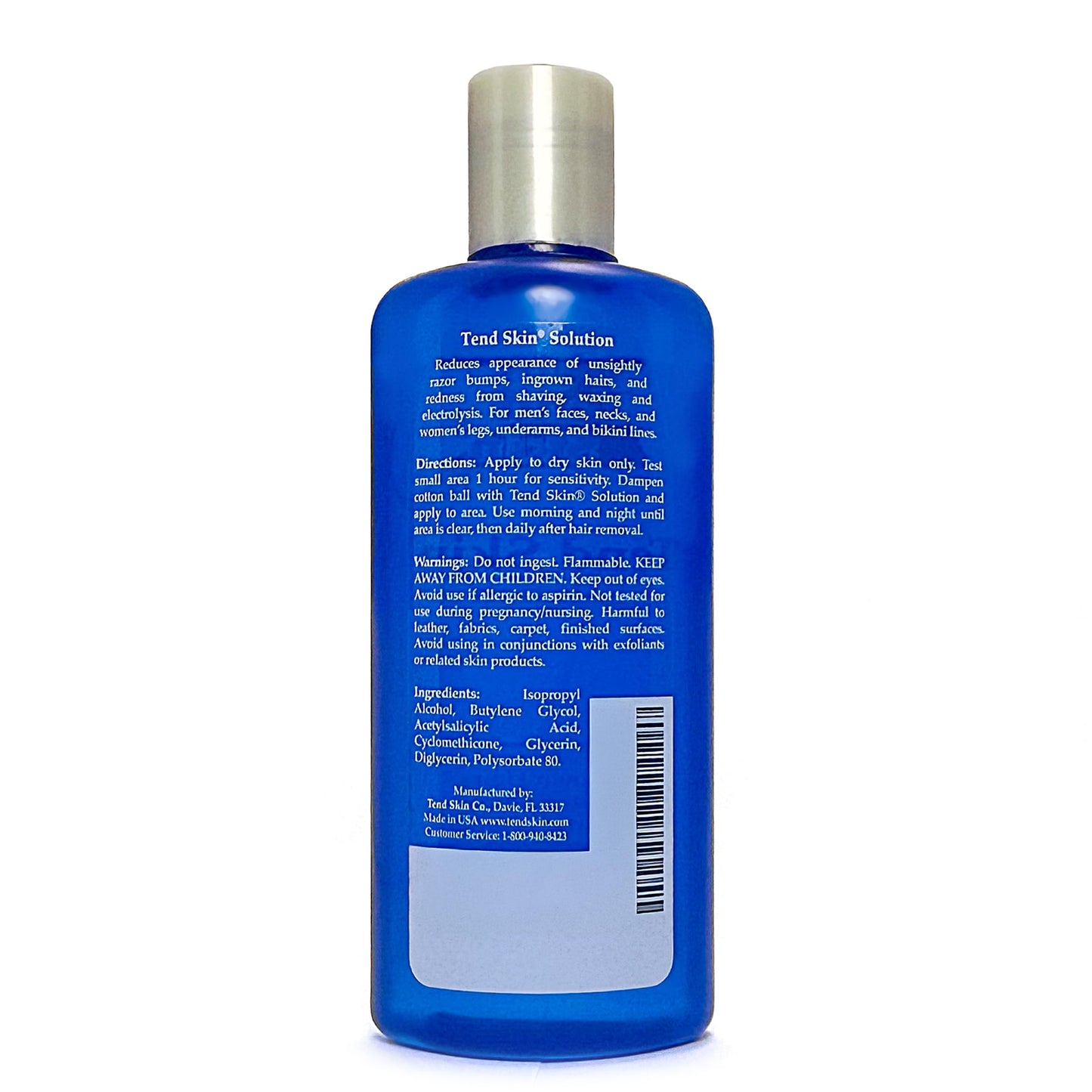 Tend Skin Solution for Unsightly Razor Bumps, Ingrown Hair and Razor Burns, Post Shaving and Waxing Toner for Men and Women, Made in USA, 8 Oz Beauty & Personal Care Tend Skin
