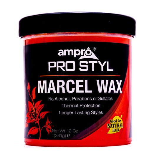 AmPro Marcel Wax - Gives All Hair Types Long Lasting Hold - Rinses Out Easily without Any Buildup or Residue and Protects Tresses from Heat Beauty & Personal Care AmPro