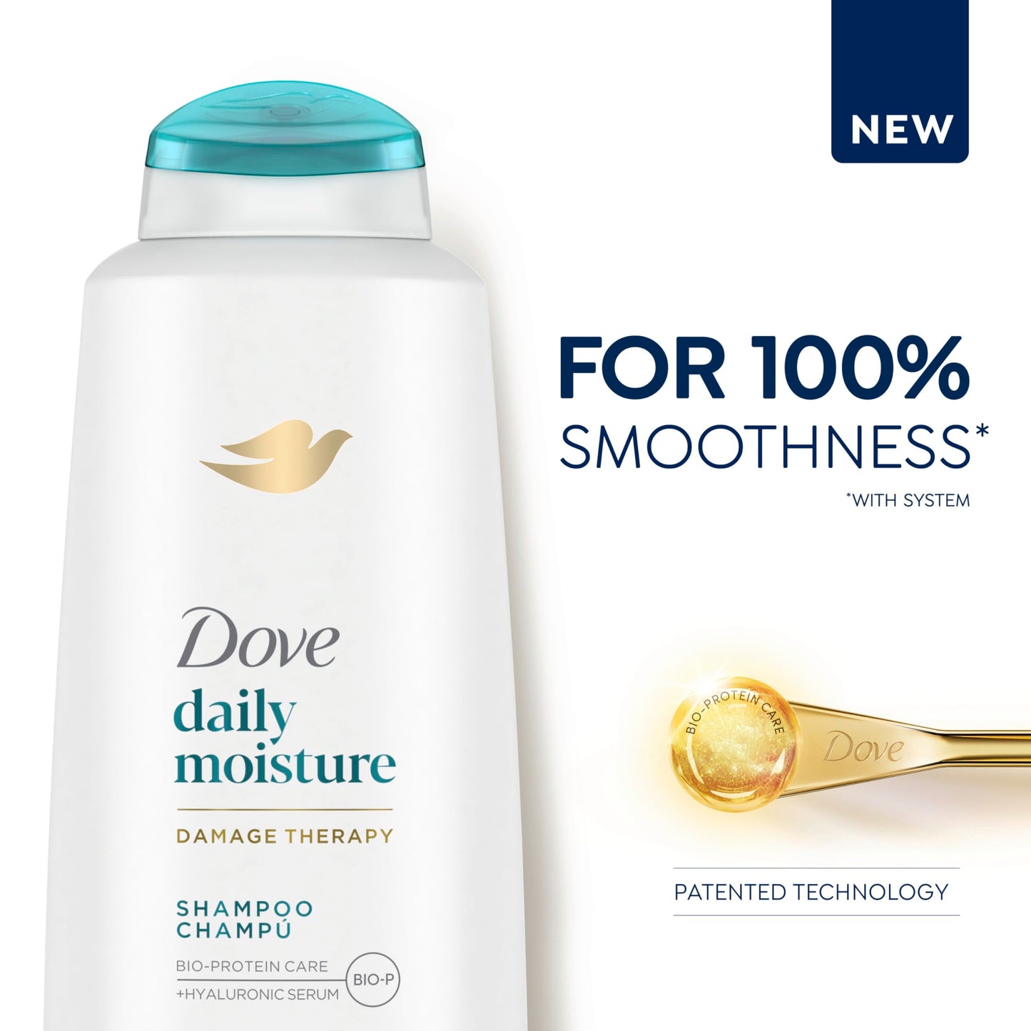 Dove Damage Therapy Daily Moisture Shampoo, 20.4 Ounce (Pack of 2) Beauty & Personal Care Dove