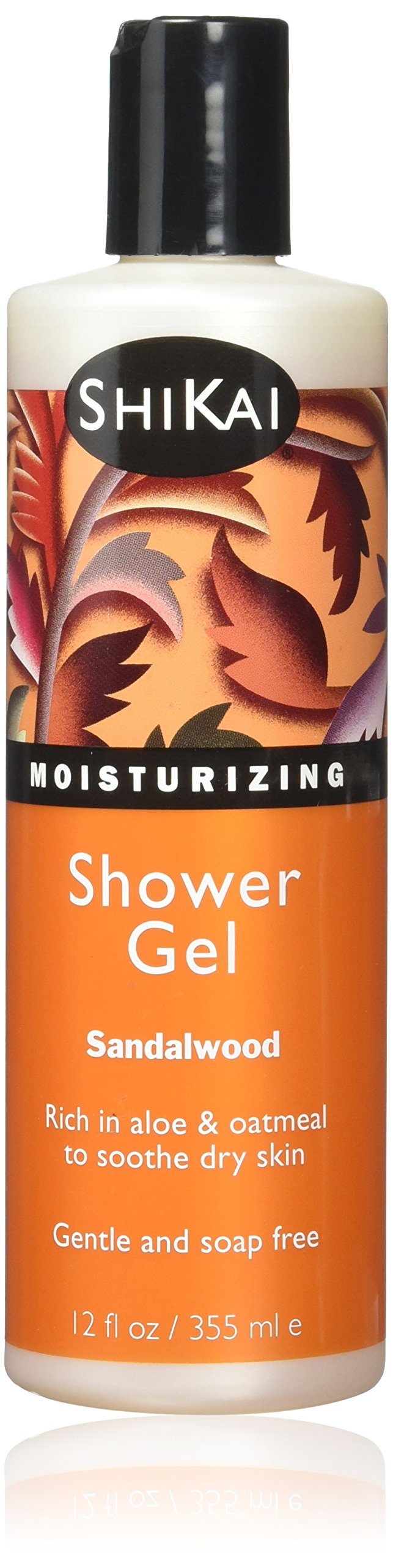 ShiKai Daily Moisturizing Shower Gel (Sandalwood, 12oz) | With Hydrating Aloe Vera & Oatmeal | Scented Body Wash for Dry Skin Relief Beauty & Personal Care ShiKai