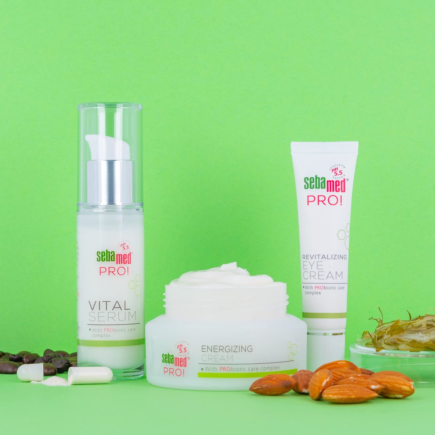 Sebamed PRO! Vital Serum - Probiotic Care Complex with Hyaluronic Acid and Bengali Coffee Leaf Extract - Prevents Wrinkle Formation and Supports Beauty & Personal Care SEBAMED