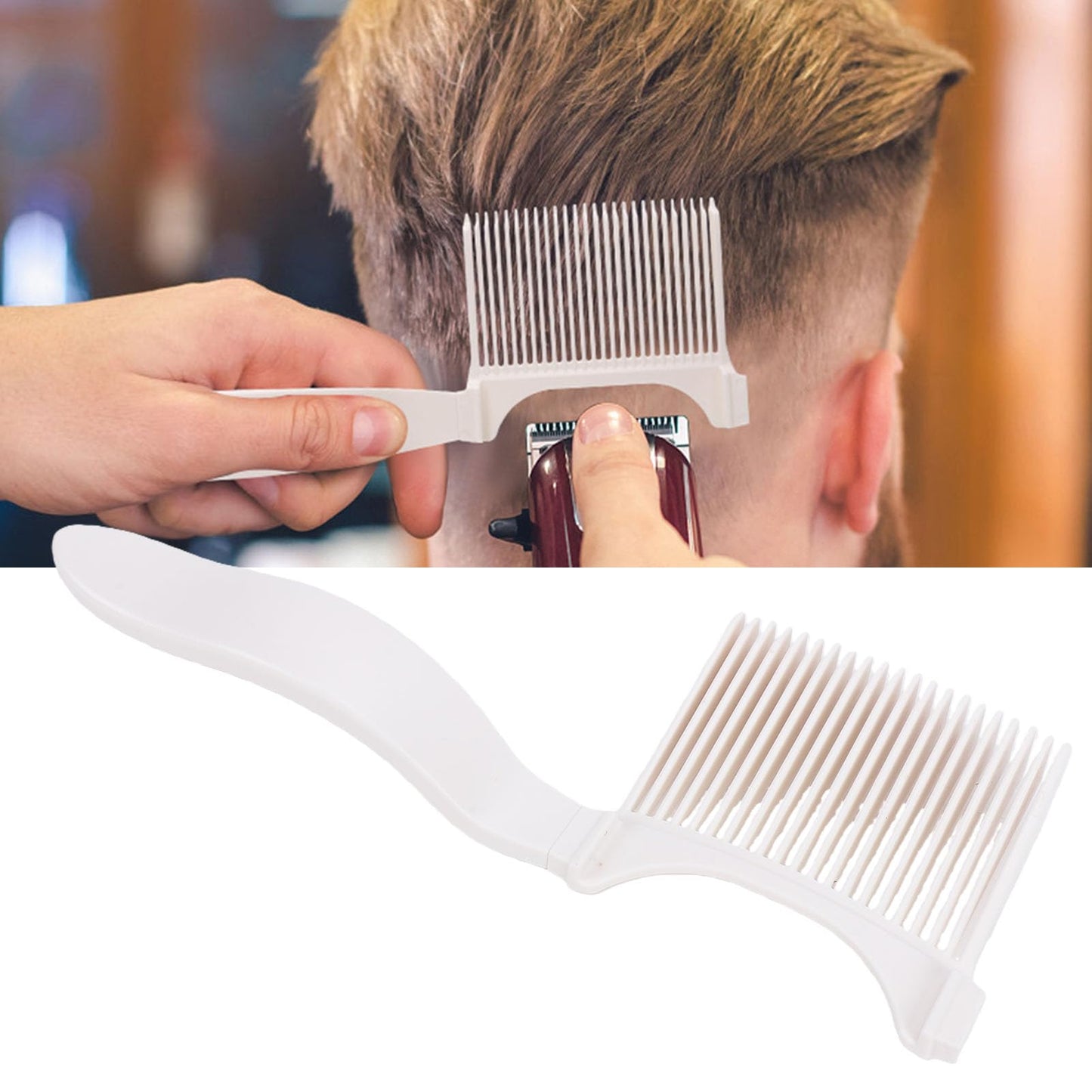 ZJchao Fade Comb, DIY Professional Hair Clipper Guide Set with Triangular Arch Teeth for Smooth Blending, Ergonomic Anti Slip Handle, 3 Length Options Beauty and Personal Care ZJchao