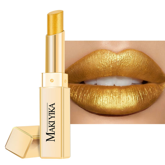 MAKI YIKA Moisture Gold Lipstick for Women Hydrate Tinted Lip Balm Beauty and Personal Care MAKI YIKA Default Title