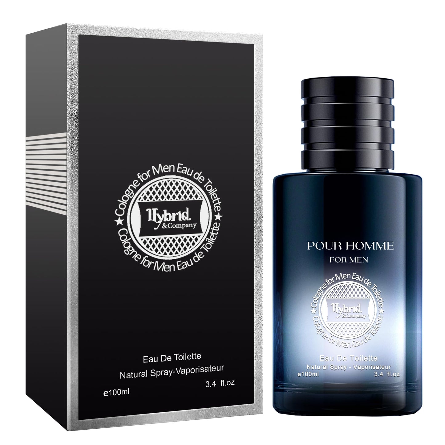 Hybrid & Company SG Cologne for Men Eau De Toilette Natural Spray Masculine Scent 3.4 Fl Oz Beauty & Personal Care Hybrid & Company