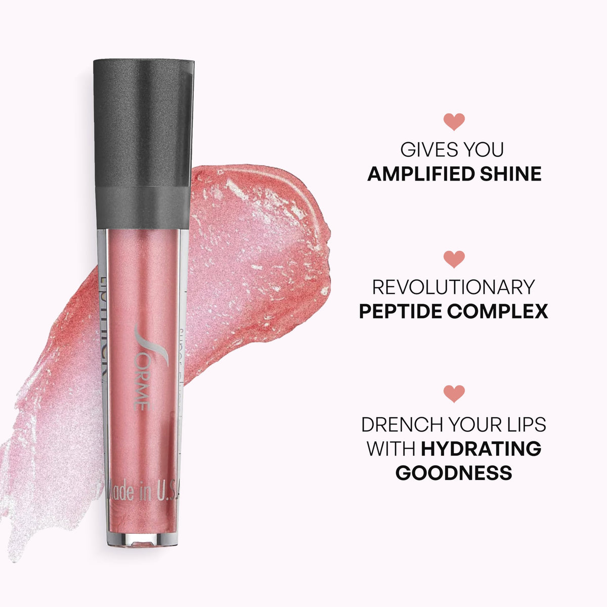 SORME Treatment Cosmetics LipThick Plumping Gloss for Shiny and Fuller Looking Lips | Doll Shade Beauty & Personal Care SORMÉ