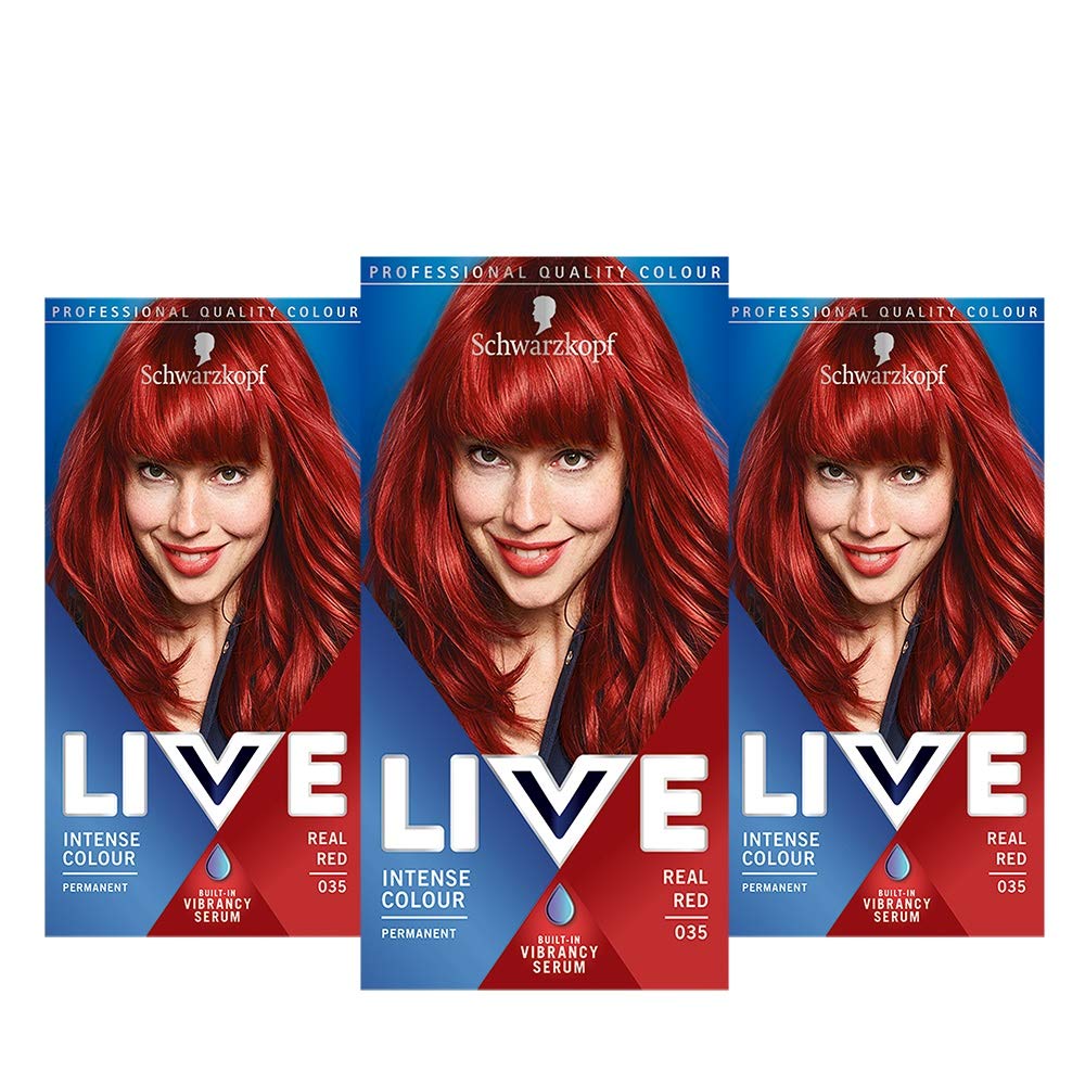 Schwarzkopf Live Intense Permanent Hair Colour, Real Red (number 35), 142ml Beauty & Personal Care LIVE