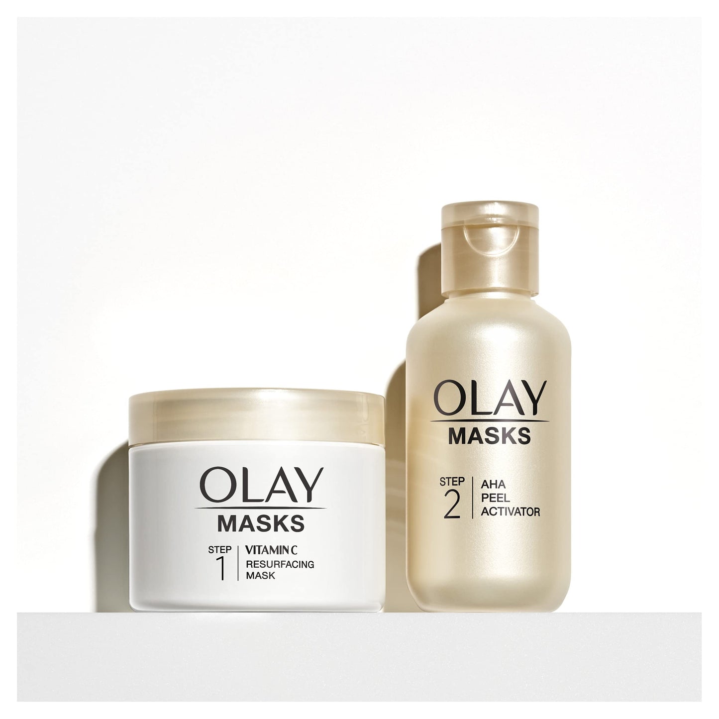 Olay Vitamin C Face Mask Kit, Exfoliator Kit with Mask, Silica, & Exfoliating Aha Peel 4.2 Fl Oz Beauty & Personal Care Olay