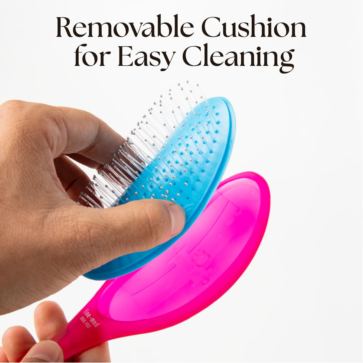 Olivia Garden OG Detangler Brush - Removable Cushion, Gentle Scalp Massage & Detangling for Wet or Dry, Medium to Thick Hair - Black Beauty & Personal Care Olivia Garden