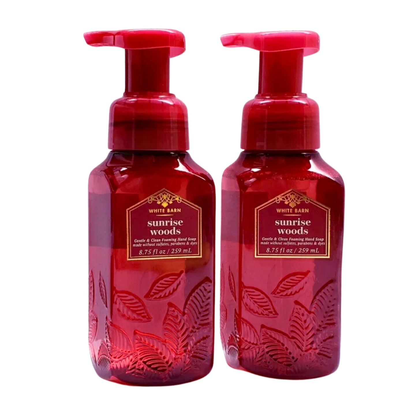 Bath & Body Works Gentle Foaming Hand Soap, 17.5oz Each, Pack of 2 Bottles (Sunrise Woods) Beauty & Personal Care Bath & Body Works