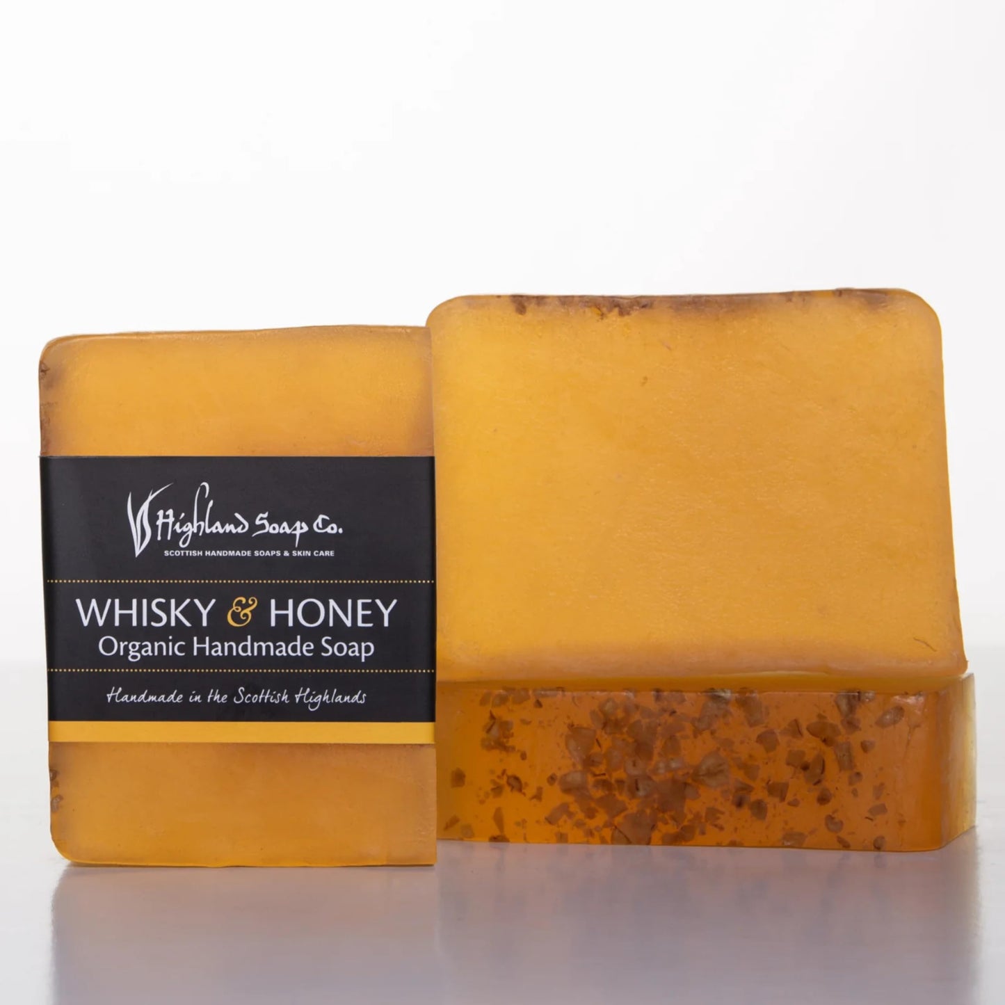 The Highland Soap Company, Handmade Scottish Organic Vegetable Oil Glycerin Soap Bar, Whisky & Honey, 5.3oz (Pack of 1) Beauty & Personal Care HIGHLAND SOAP CO