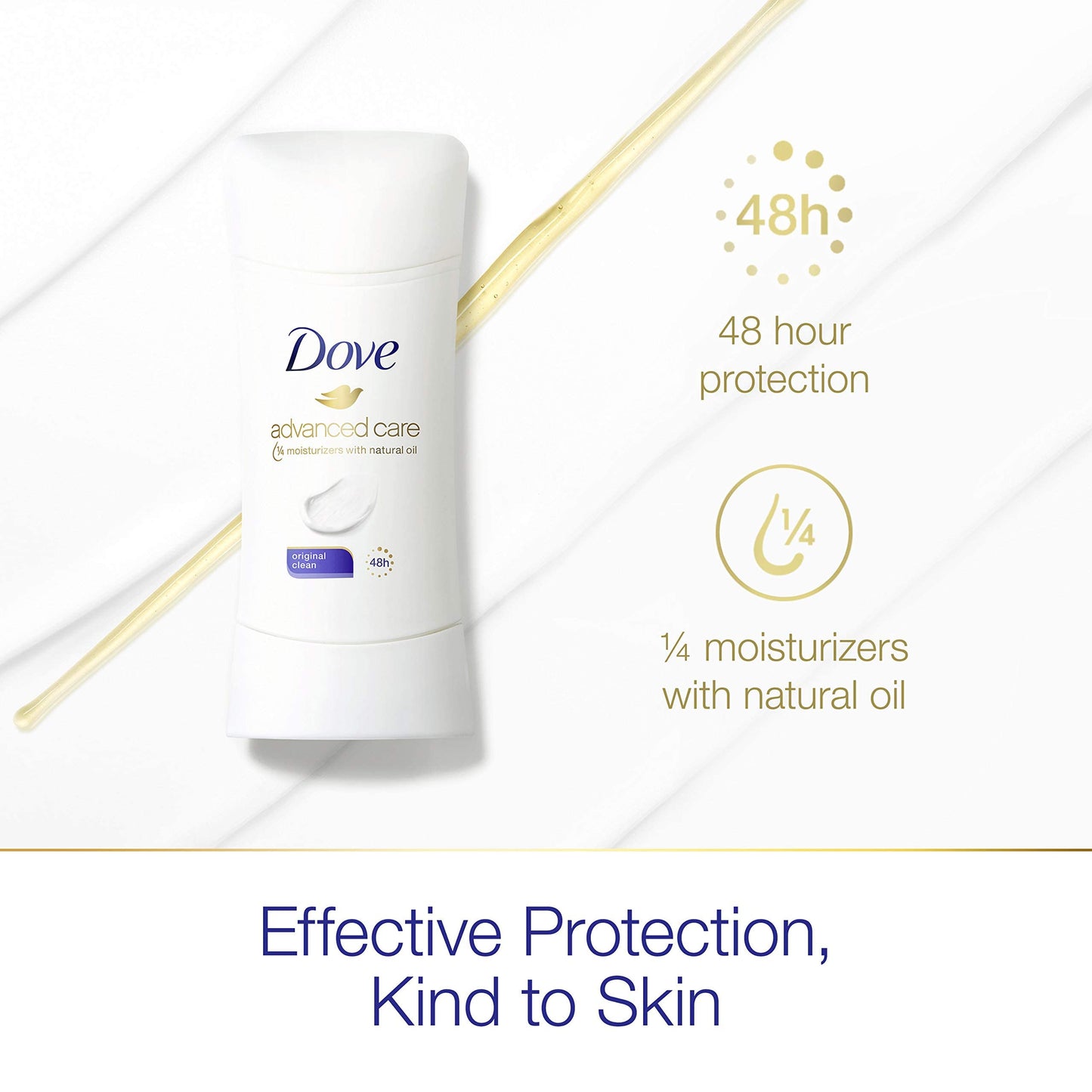Dove Advanced Care Antiperspirant Original Clean 2.6 oz Beauty and Personal Care Dove