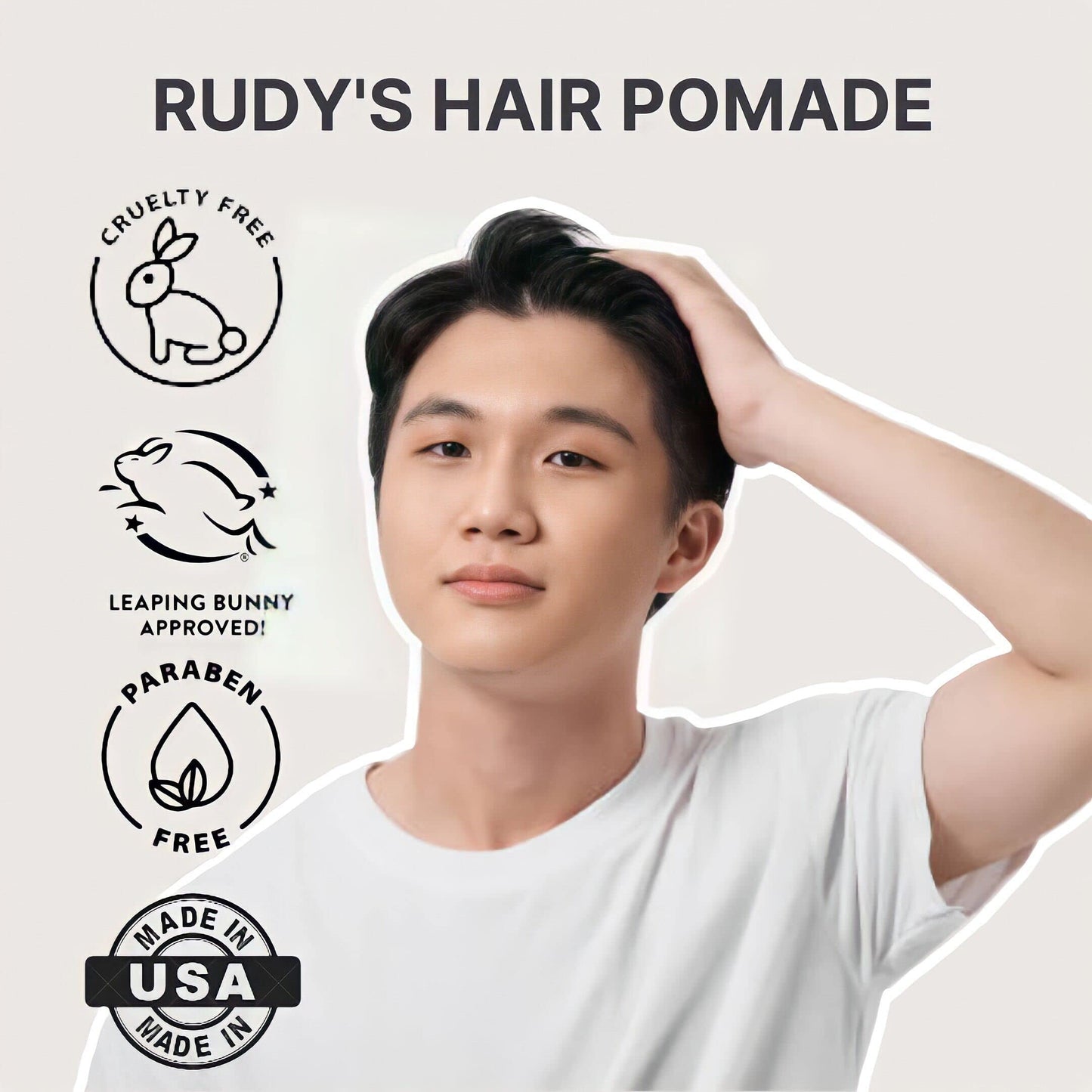 RUDY's Shine Pomade - Frizz Control with Medium Hold, Non-Greasy - Paraben Free - for Curly or Textured Hair (4.8 oz) Beauty & Personal Care Rudy's