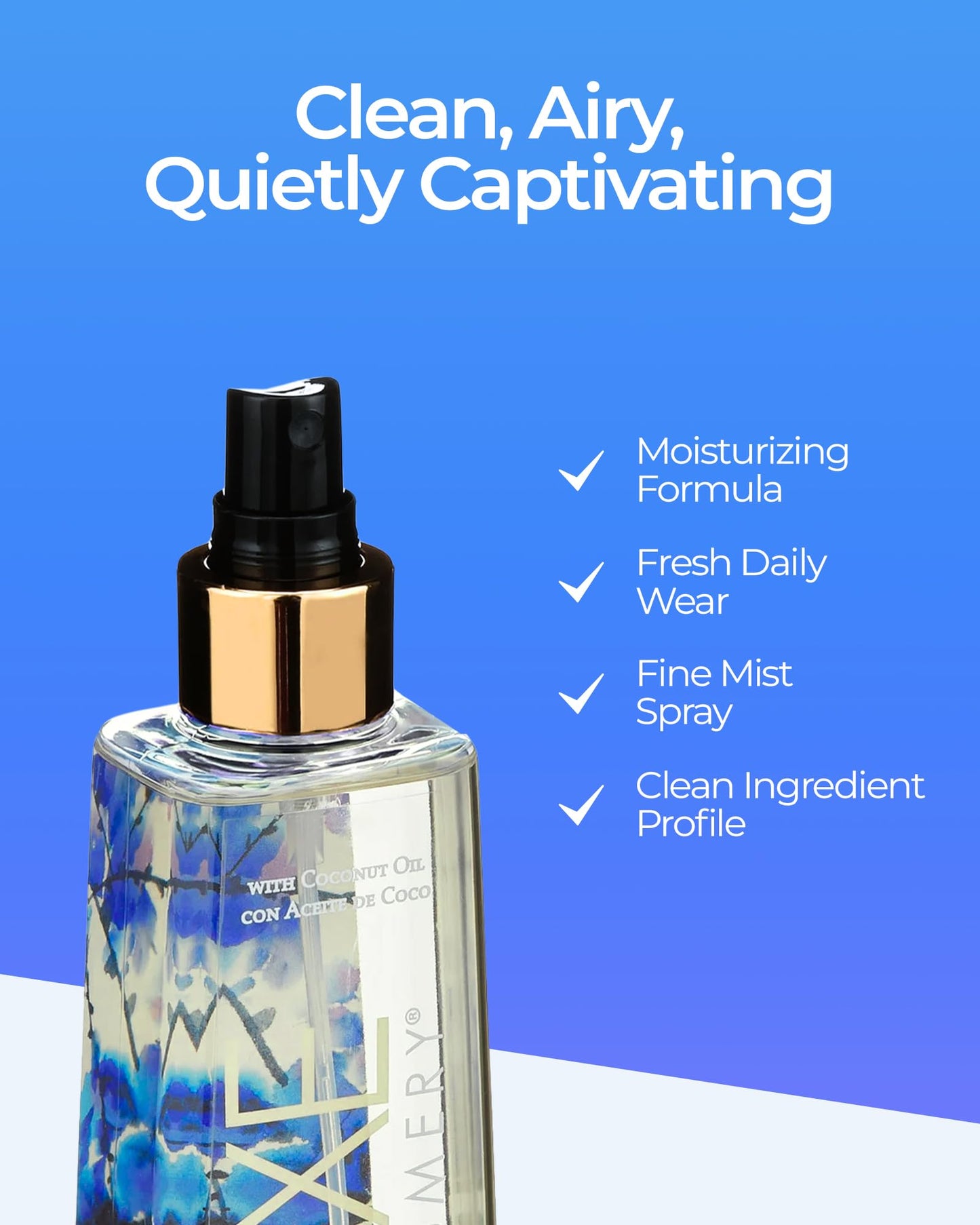 Luxe Perfumery Pura Vida Sea Salt & Fig Moisturizing Fragrance Mist - Fresh Marine Fruity Floral Body Spray with Citrus, Fig & Salty Marine Notes Beauty & Personal Care Luxe Perfumery