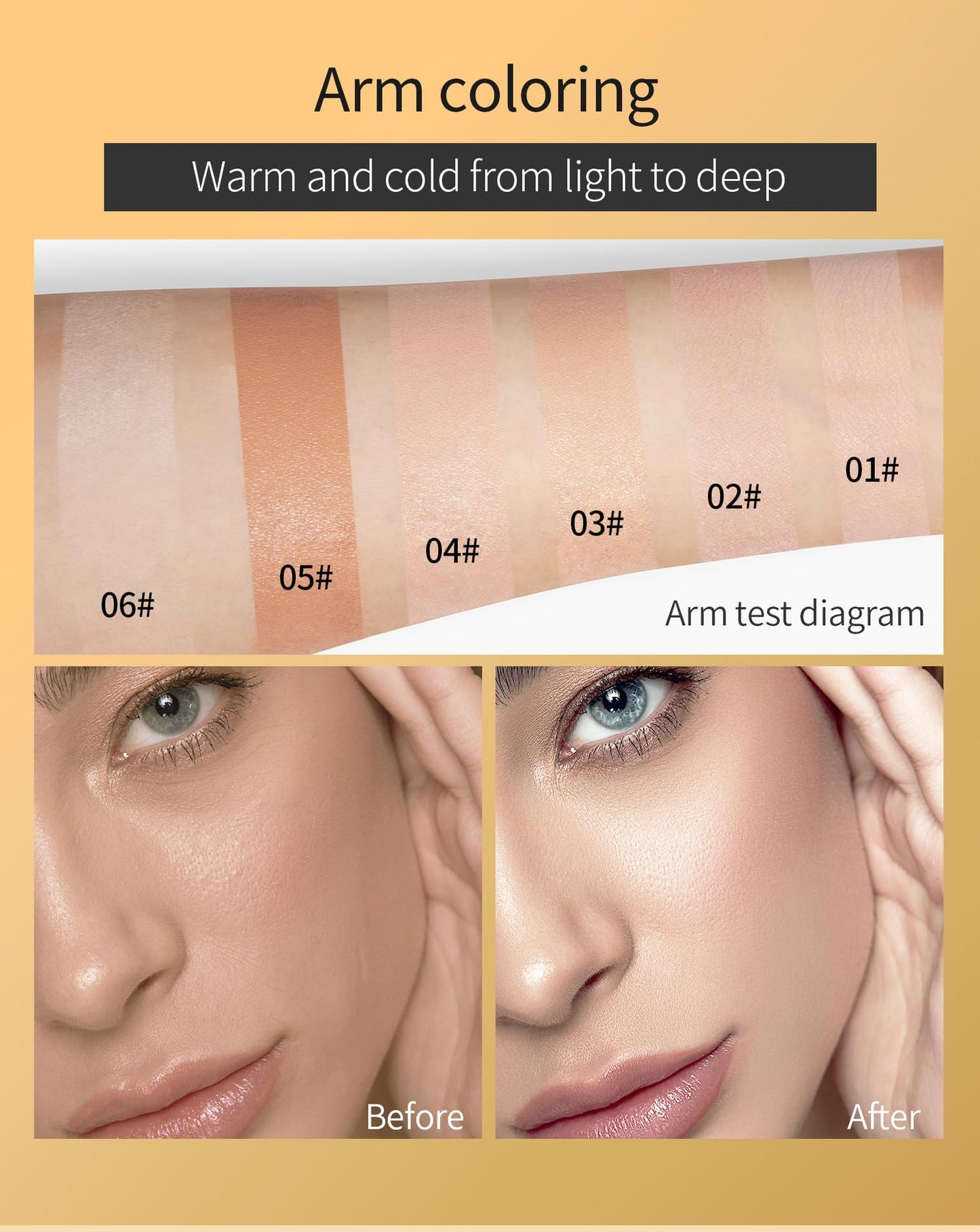 Contour Beauty Wand?Liquid Face Concealer Contour Stick with Cushion Applicator - Long Lasting Lightweight Formula for Flawless Contouring Beauty & Personal Care SJXYOYDS