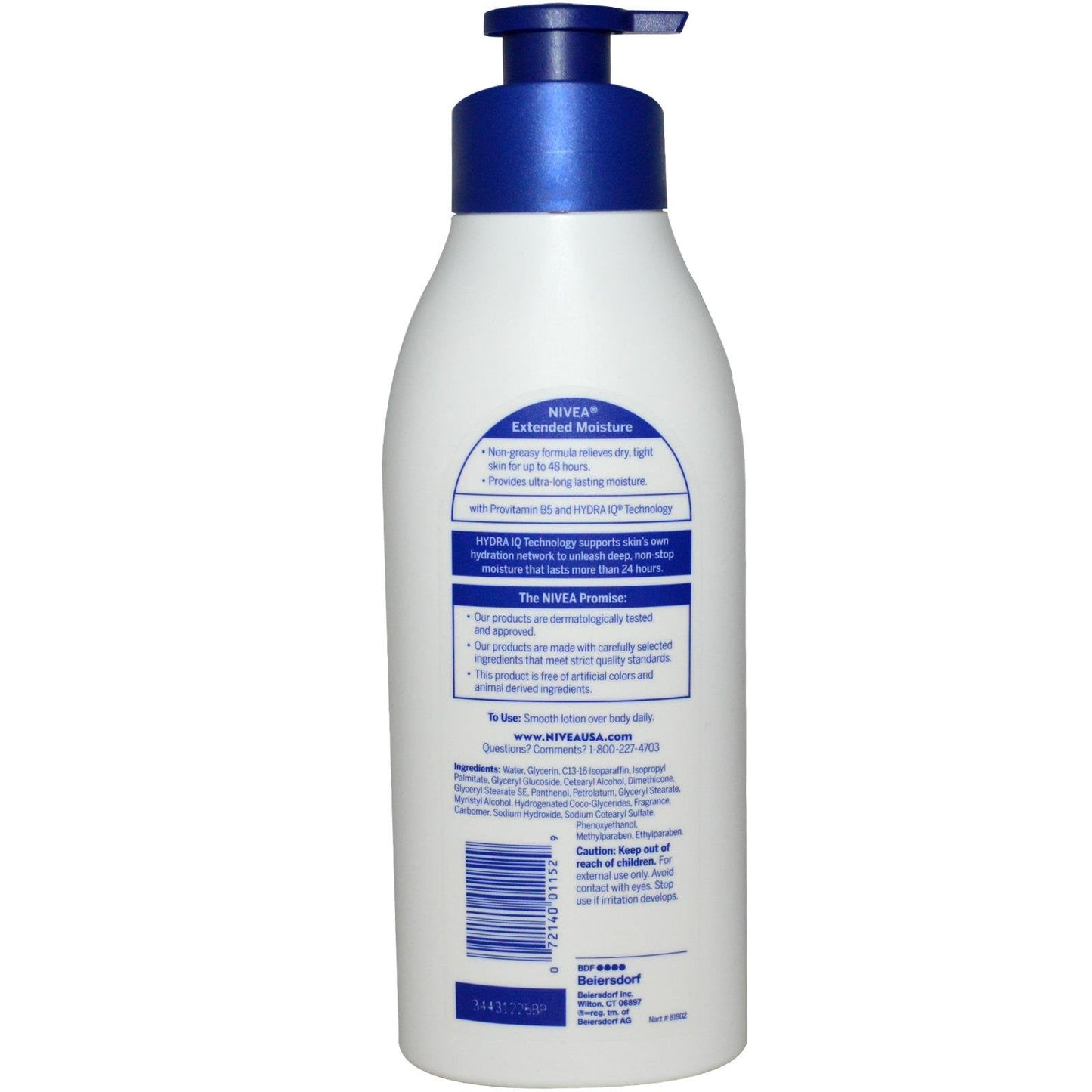 Nivea Lotion Extended Moisture 48Hr 16.9 Ounce Pump (Dry to Very Dry Skin) (500ml) (3 Pack) Beauty & Personal Care NIVEA
