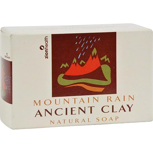 Clay Soap Mountain Rain Zion Health 6 oz Bar Soap Beauty & Personal Care Zion Health