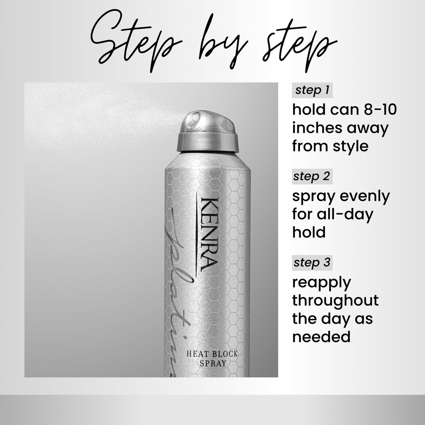Kenra Professional Platinum Heat Block Spray 22 | Heat Protecting Hairspray | All Hair Types | 8 oz. Beauty & Personal Care Kenra