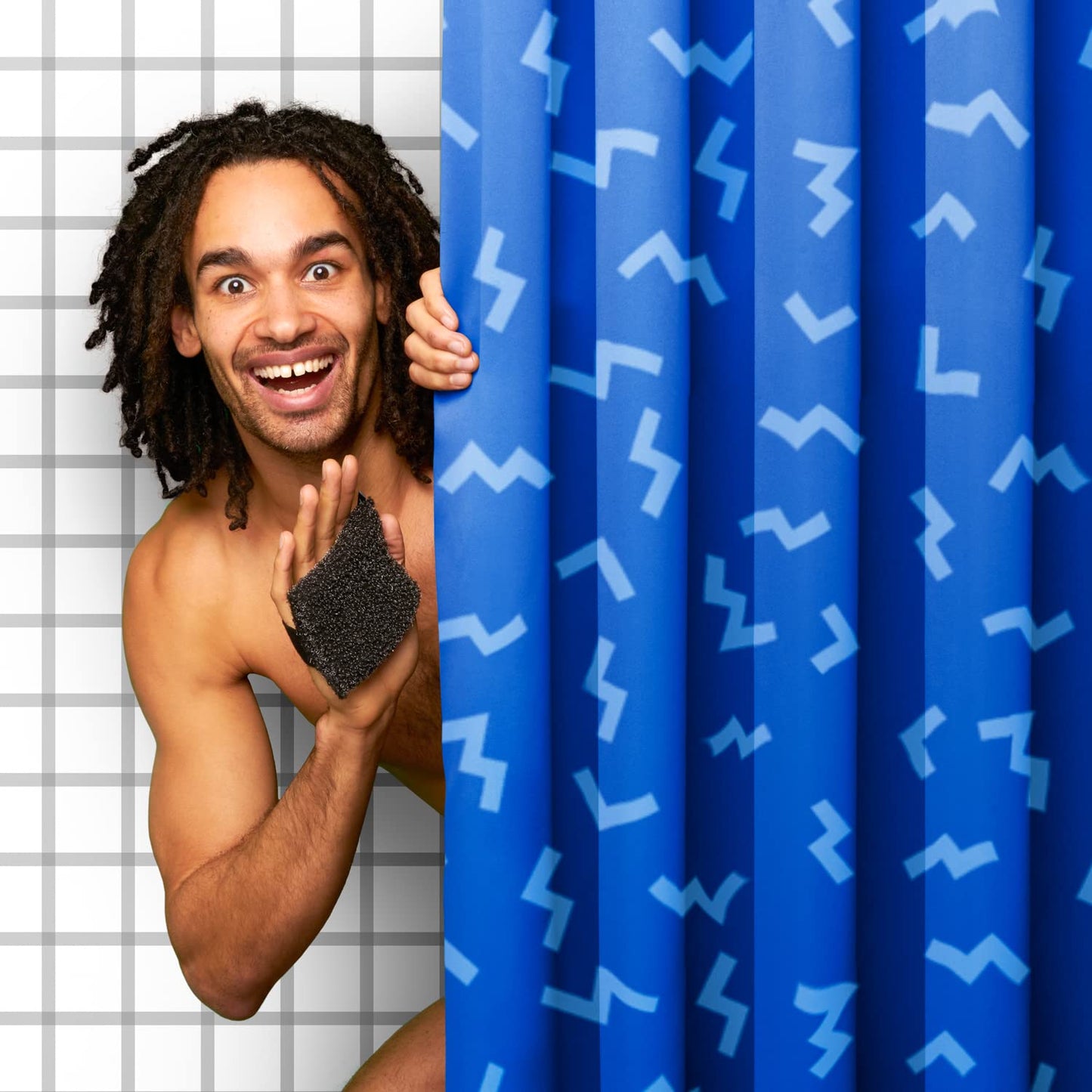 Ballsy Handy Shower Tool - Sponge for Generating Extra Suds, with Gently Exfoliating Design Beauty & Personal Care Ballsy