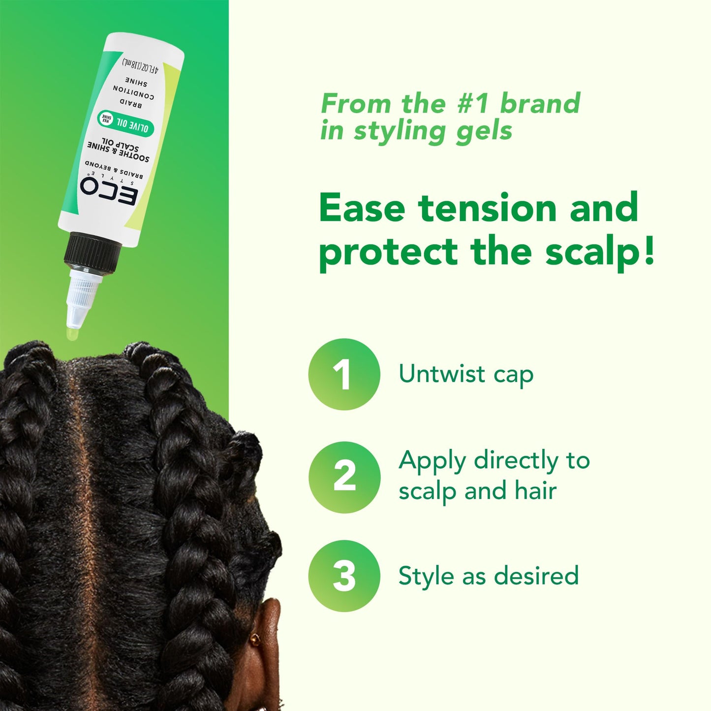 Eco Style Braids & Beyond Sooth & Shine Scalp Oil Beauty & Personal Care Eco Style