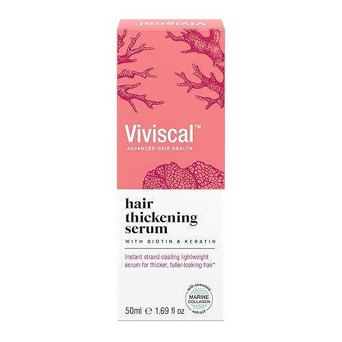 Viviscal Hair Thickening Serum, Leave-in Elixir for Thicker, Fuller Looking Hair, Instant Lightweight Hair Product with Keratin & Biotin, 1.69 fl oz Beauty & Personal Care Viviscal