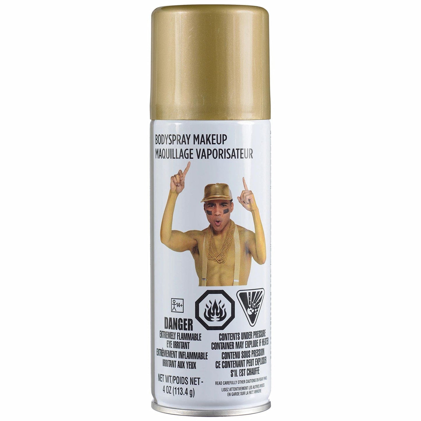 Body Spray Paint Make Up-Metallic Gold | 4 Ounce | 1 Bottle Beauty & Personal Care Amscan