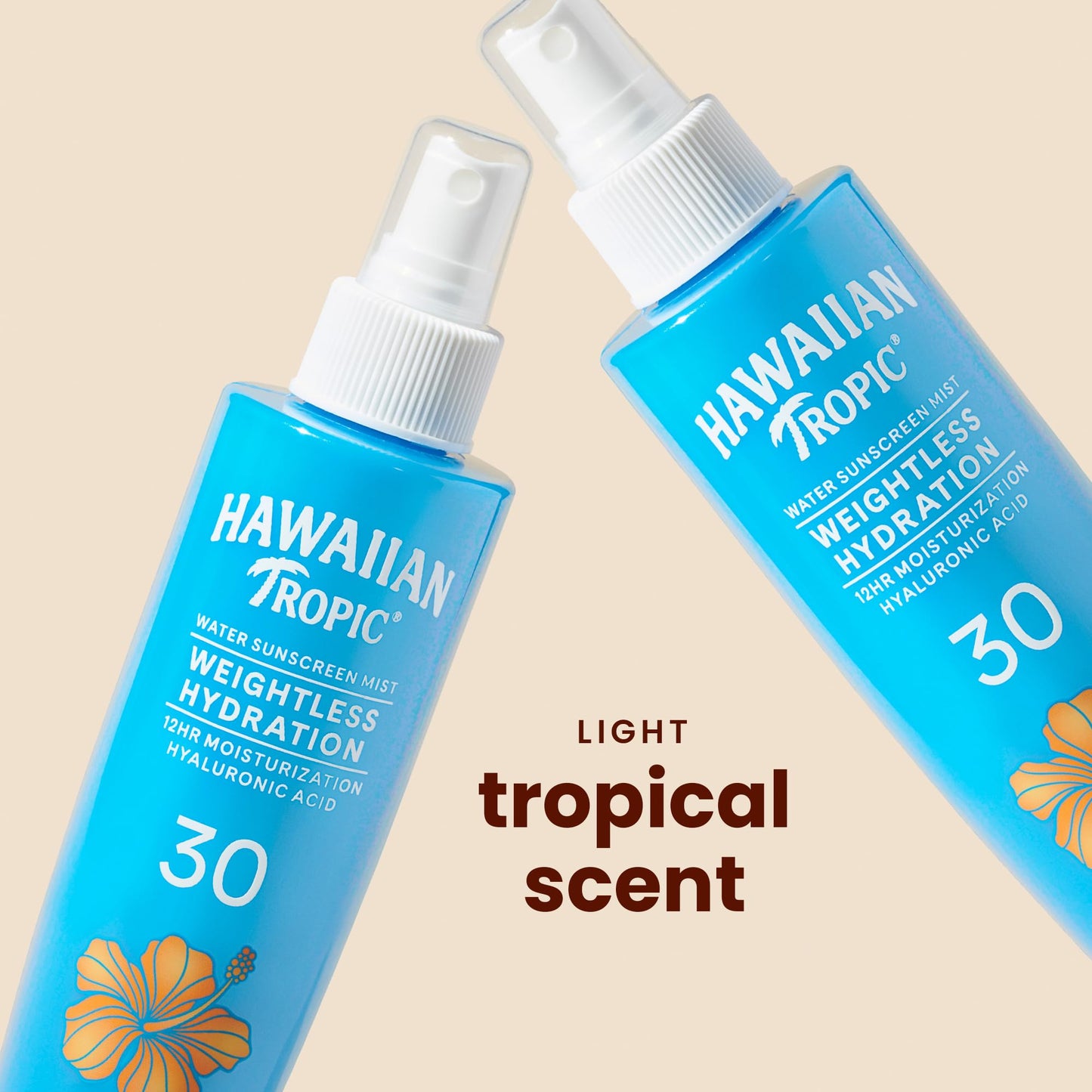 Hawaiian Tropic Weightless Hydration Water Mist for Body SPF 30, 5.2 Fl Oz | Hawaiian Tropic Body Spray Sunscreen Mist, Water Based SPF 30 Beauty & Personal Care Hawaiian Tropic