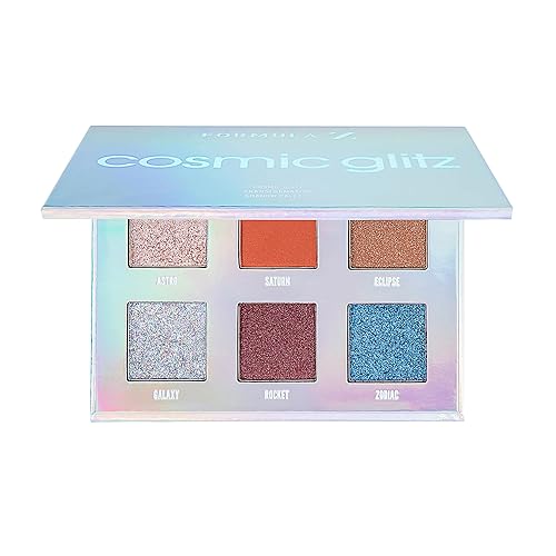 Formula Z Shadow Palette - Eye Shadow Palette Makeup with Glitter Eyeshadow - Longwearing, Richly Pigmented, Universal Shades - Cosmic Glitz - 1 Pc Beauty & Personal Care Formula Z