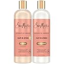 SheaMoisture Coconut & Hibiscus Curl & Shine Shampoo & Conditioner for Bouncy Curls, Frizz Control, 16 Oz Ea Beauty & Personal Care Shea Moisture