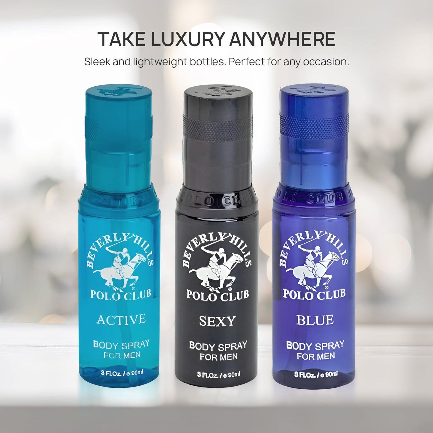 Beverly Hills Polo Club Men's Body Spray Collection Gift Set Featuring Luxury Designer Cologne Scents for Long Lasting Freshness Beauty & Personal Care Beverly Hills Polo Club