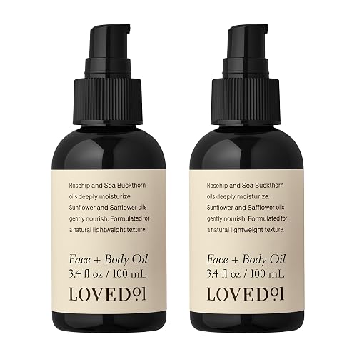 Loved01 Face & Body Oil, John Legend Skincare, Vitamin A & E, Fades Scars, Stretch Marks & Hyperpigmentation, Lightweight Non-Greasy, Daily Hydration Beauty & Personal Care Loved01