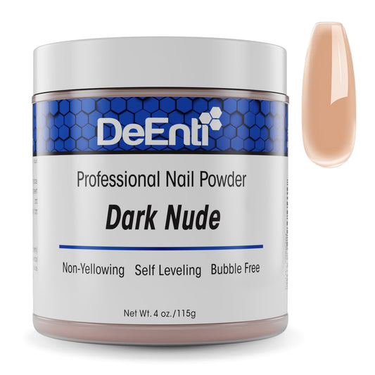 DeEnti Acrylic Nail Powder - 4oz Dark Nude|Professional Grade, Bubble-Free Acrylic Powder for Nails | Long-Lasting, Chip-Resistant Nail Acrylic Powder Beauty and Personal Care DeEnti Default Title