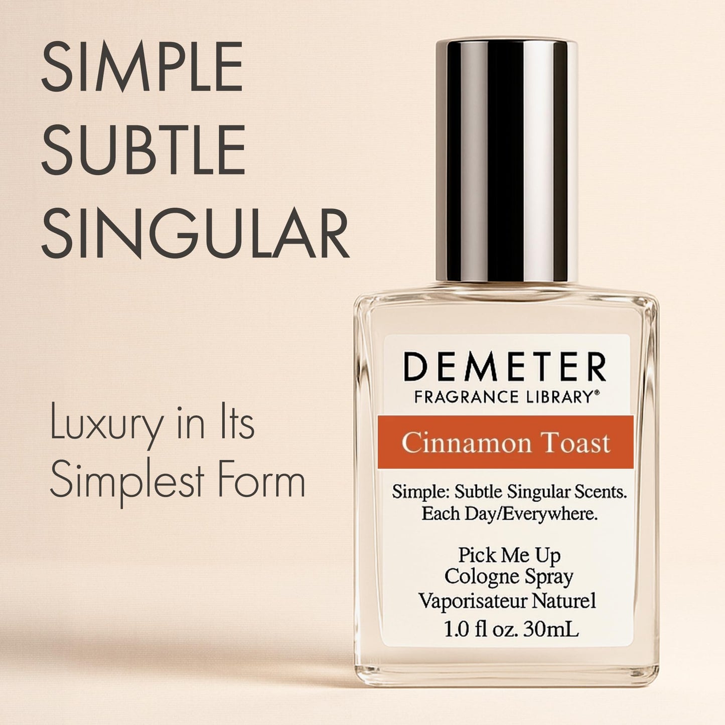 DEMETER Natural Perfume Spray Cologne for Women and Men, Cinnamon Toast, 1 oz Beauty & Personal Care DEMETER