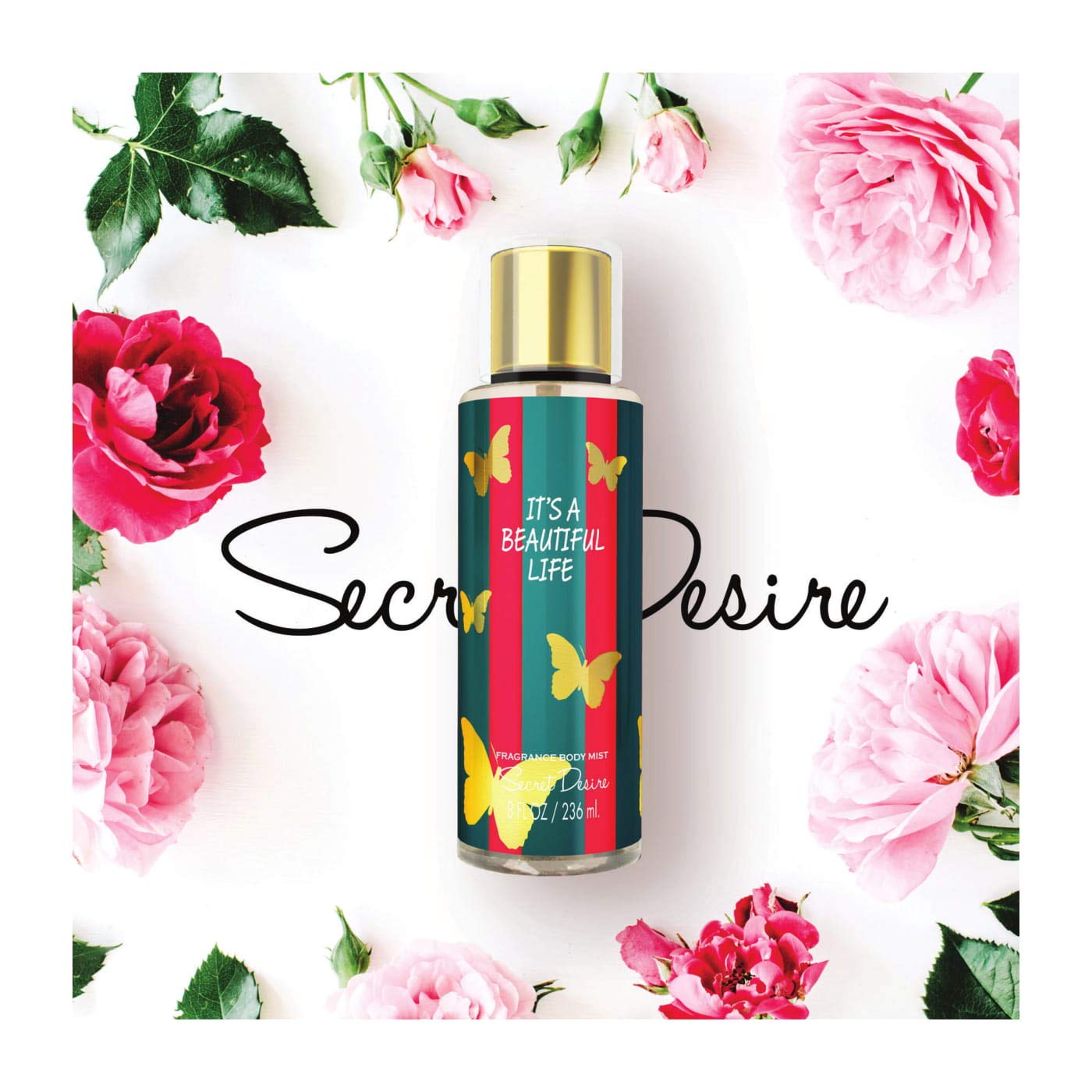 Secret Desire Luxury Fragrance Body Mist (It's a Beautiful Life) Beauty & Personal Care Secret Desire