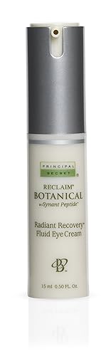 Principal Secret reclaim BOTANICAL Anti-Aging Radiant Recovery Fluid Eye Cream Plant Based Retinol, Argireline, Squalane, Peptides, Ceramides Beauty & Personal Care Principal Secret