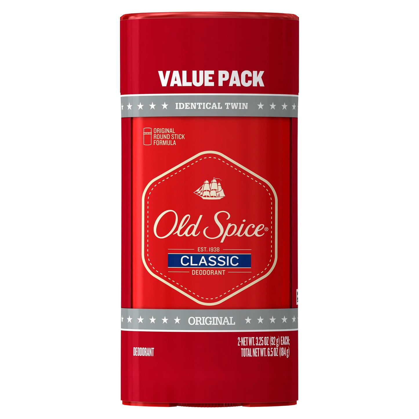 Old Spice Classic Deodorant for Men, 24hr Sweat & Odor Protection, Long Lasting Freshness, Clean & Masculine Fragrance, Original Scent, 3.25 oz (Pack Beauty & Personal Care Old Spice