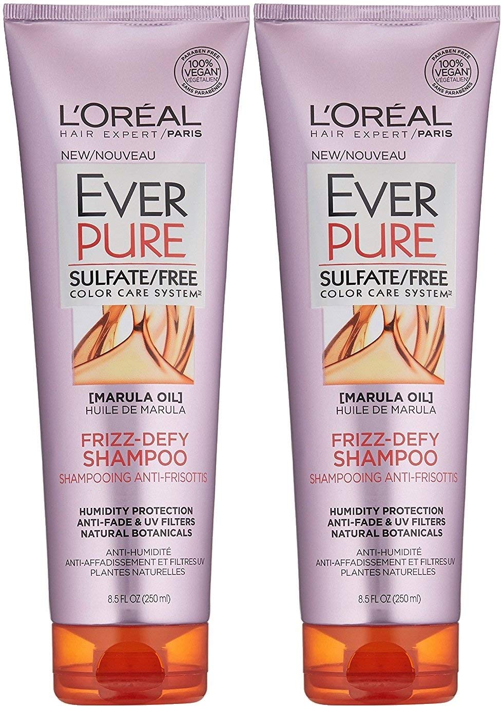 L’Oreal ParisEver Pure Frizz-Defy Marula Oil Conditioner, 8.5 Fl Oz (Pack of 2) Beauty & Personal Care L'Oreal Paris