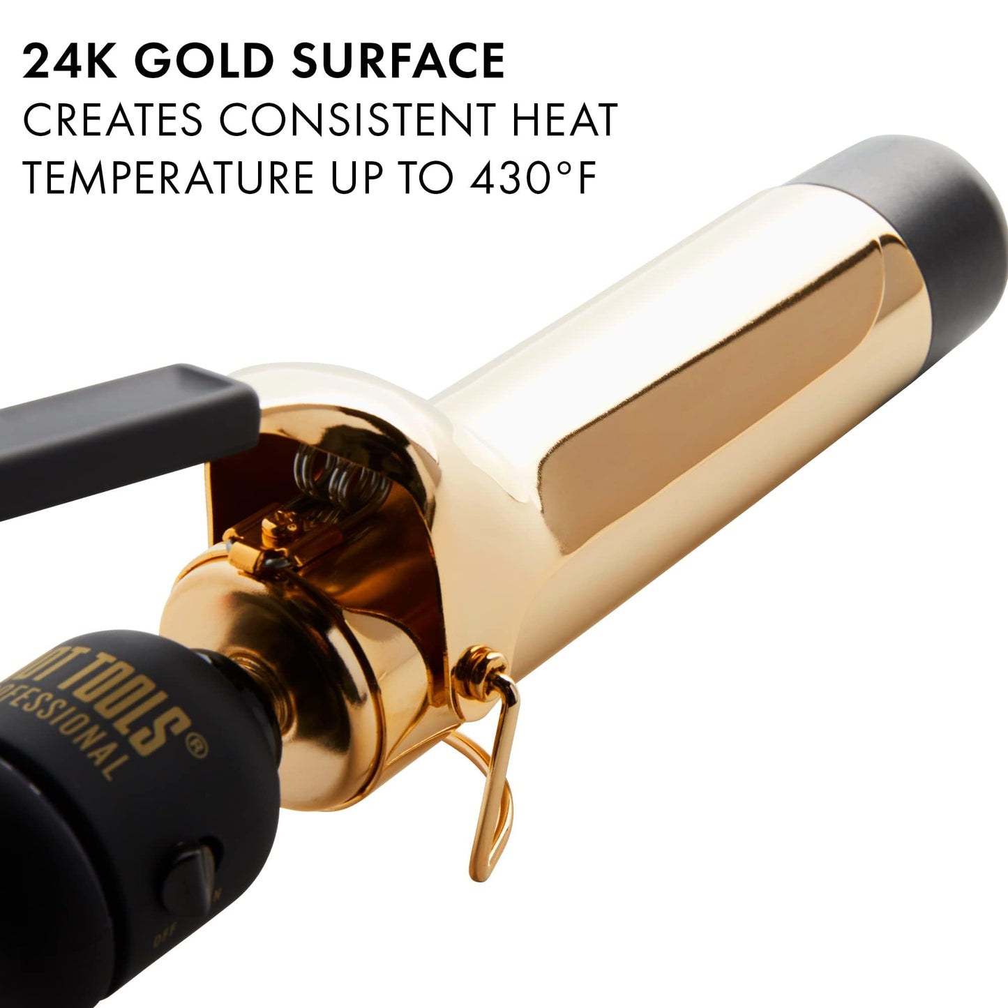 HOT TOOLS (2018 MODEL) Pro Artist 24K Gold Curling Iron | Long Lasting, Defined Curls (1 1/2 in) Beauty & Personal Care HOT TOOLS