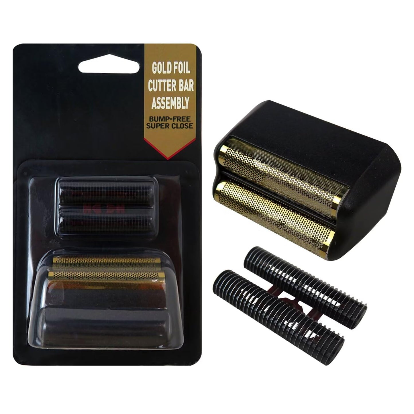 New Super Close Foil and Cutter Bar Assembly (#7043/7031-100) Compatible for Wahl 5-Star Finale Shaver Assembly, Gold Beauty and Personal Care USonline911