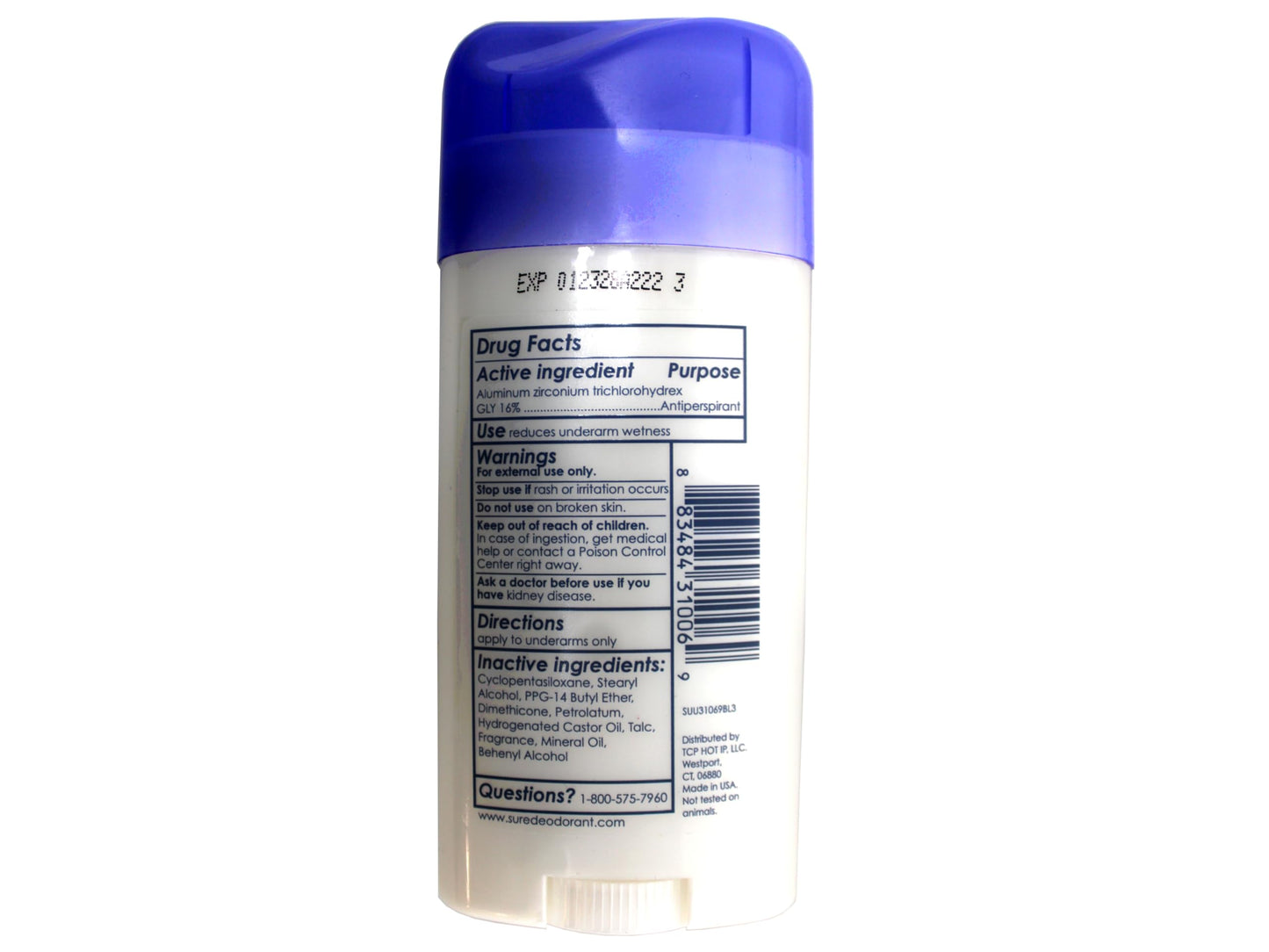 Sure Anti-Perspirant & Deodorant Invisible Solid Fresh & Cool 2.60 oz (Pack of 2) Beauty and Personal Care Sure