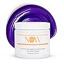 NOW BEAUTY Deep Conditioning Purple Mask - For Dry, Damaged & Blonde Hair - Regenerating, Vegan, Color Safe, Sulfate-Free - For All Genders - 16 oz Beauty & Personal Care NOW BEAUTY