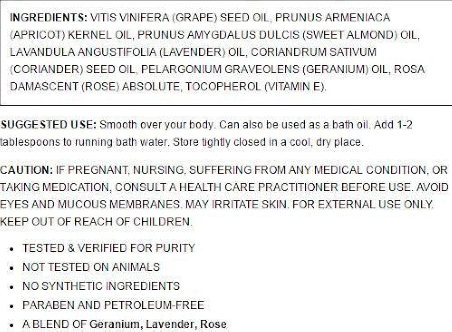 Aromatherapy Body Oil - Comforting Geranium 4 fl Ounce (118 ml) Liquid Beauty & Personal Care Aura Cacia