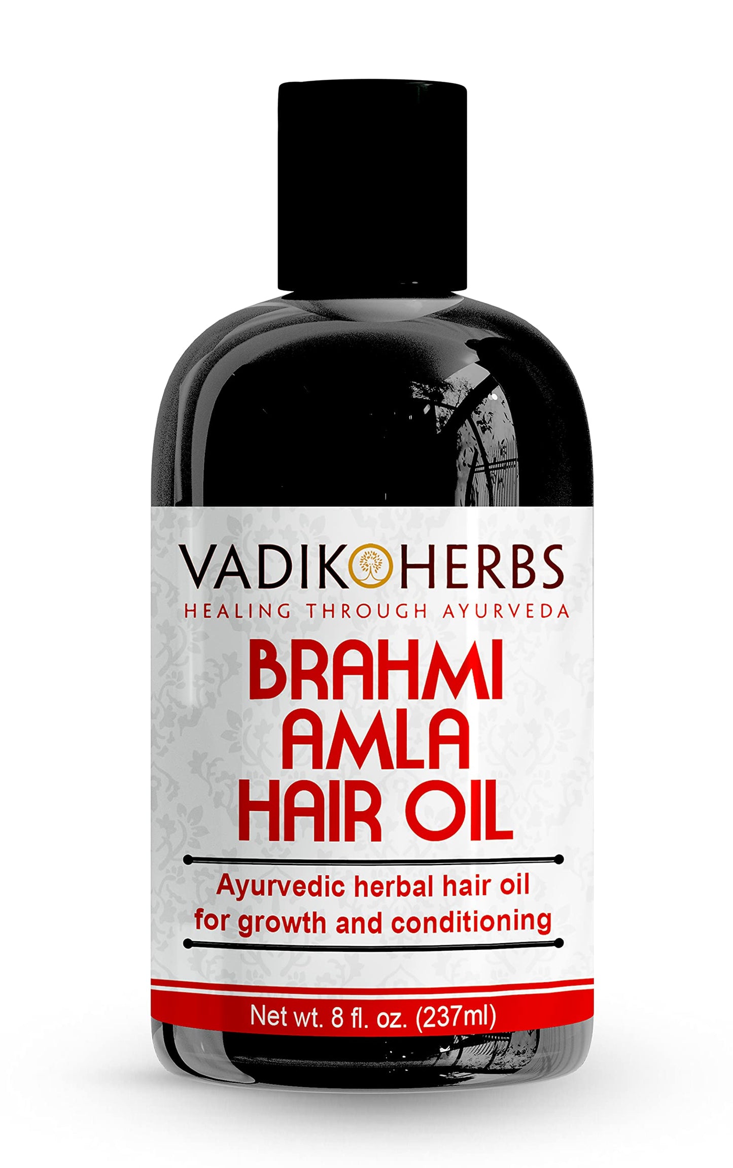 Vadik Herbs Brahmi Amla Hair Oil (8 oz) Ayurvedic herbal hair growth oil and hair conditioning oil with Rosemary Oil | Great for hair loss, balding Beauty & Personal Care Vadik Herbs