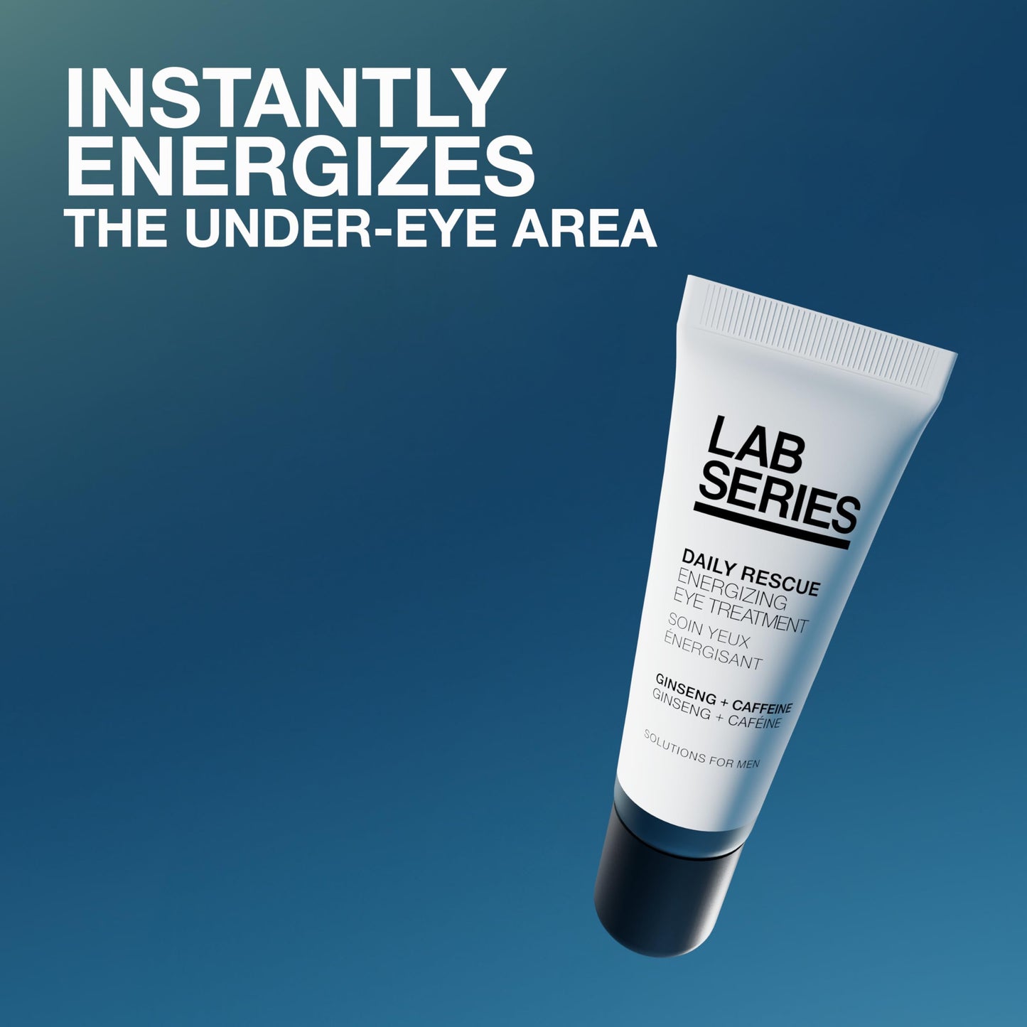 Lab Series Men's Daily Rescue Energizing Eye Treatment - Under Eye Cream Moisturizer with Ginseng & Caffeine - Energizes and Hydrates - Skin Care Beauty & Personal Care Lab Series
