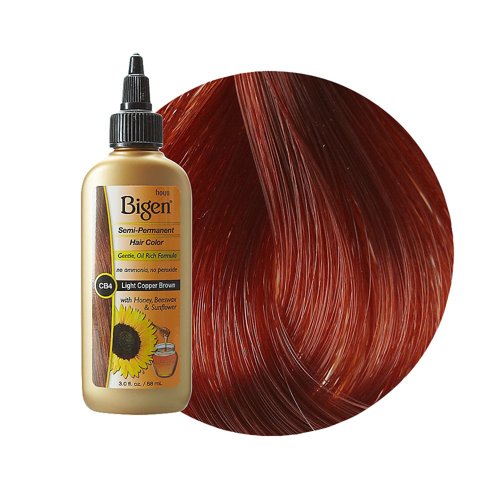 Bigen Semi Permanent Hair Color, Light Copper Brown, 1 Count, 3 Fl Oz (Pack of 1) Beauty & Personal Care Bigen