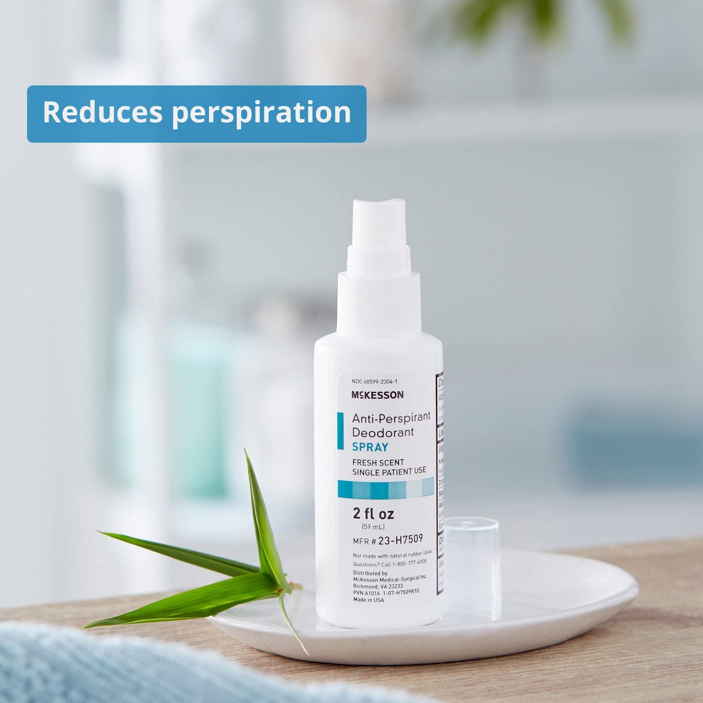McKesson Antiperspirant Deodorant Spray [Pack of 1] Mini Travel Size, Alcohol-Free, Fresh Scent, 2 fl oz Beauty and Personal Care McKesson