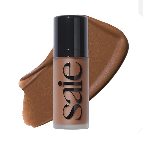 Saie Dew Bronze - Hydrating Liquid Bronzer Stick For a Sun Kissed Glow - Liquid Contour Stick Infused with Nourishing Skin Care Ingredients - Sculpted Beauty & Personal Care Saie