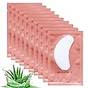 50 Pairs Set Under Eye Pads,Eyelash Extension Gel Patches, Lash Extension Lint Free Under Hydrogel Eye Mask Pads Beauty Tool. (Pink) Beauty & Personal Care INKEL