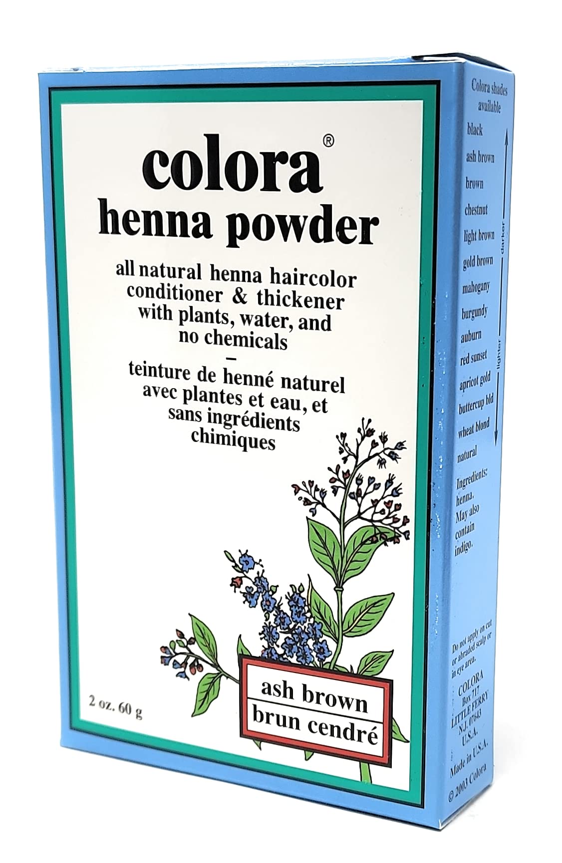 Colora Henna Powder, Ash Brown Beauty & Personal Care Colora