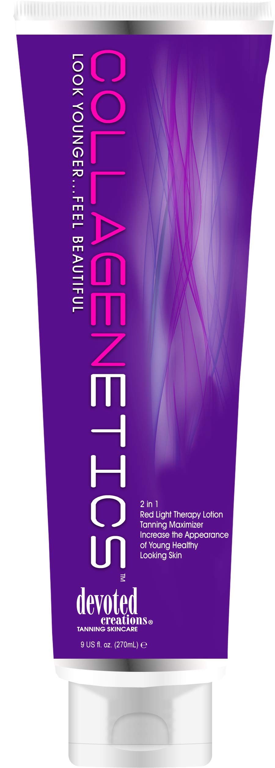 Collagenetics 2-in-1 Red Light Therapy Prep & Tanning Lotion - 8.5 oz Beauty & Personal Care Devoted Creations