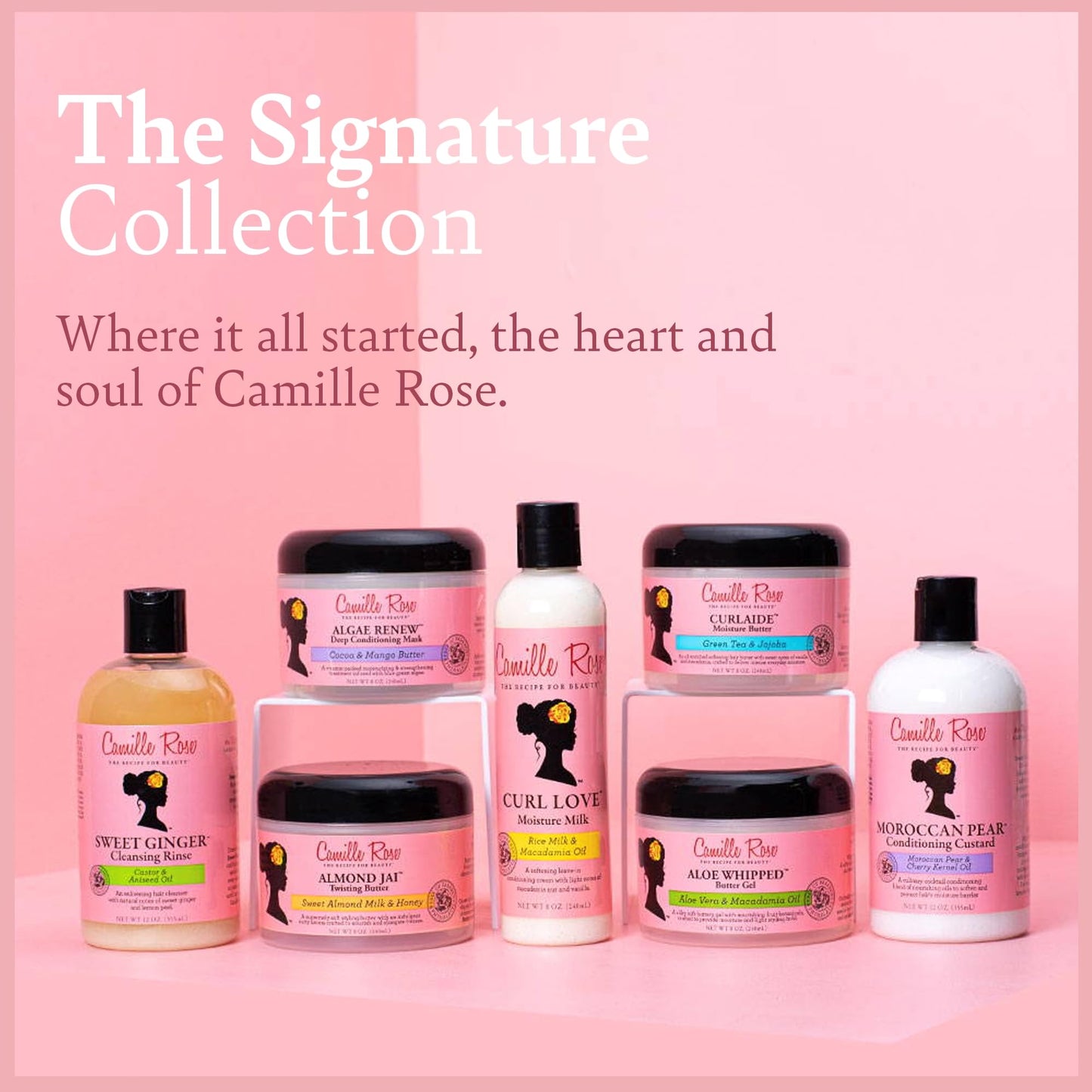 Camille Rose Fresh Curl Hair Styling Lotion & Detangler, with Avocado and Castor Oil, to Moisturize and Promote Hair Growth, for all Hair Types, 8 oz Beauty & Personal Care Camille Rose
